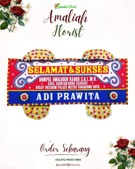 Papan Bunga Ucapan Selamat Suryatmajan
